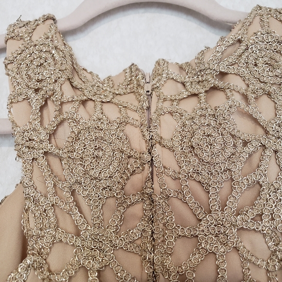 B DARLIN CROP TOP GOLD TOP...SIZE:5/6 - Picture 4 of 6